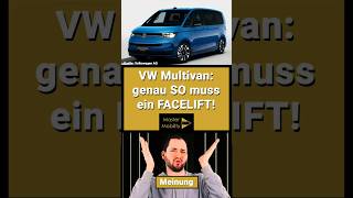 GENAU SO MUSS FACELIFT?! Der VW Multivan (2026) bekommt das FACELIFT, das er DRINGEND gebraucht hat!