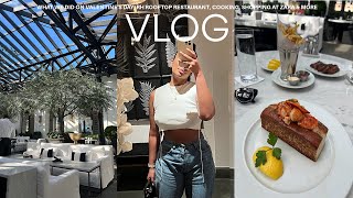 VLOG | VALENTINES DAY, RH ROOFTOP RESTAURANT, COOKING, SHOPPING AT ZARA &amp; MORE | TASHAY SIRJUE