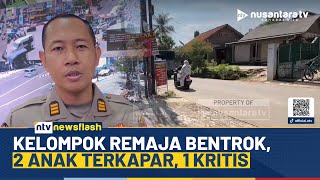 Tawuran Antar Kelompok Remaja di Depok, Korban Dibacok saat Berusaha Melarikan Diri | NTV NEWSFLASH