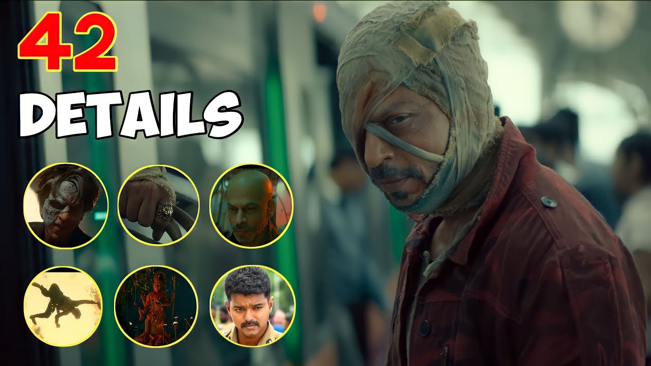 42 hidden details in Jawan trailer 🤔