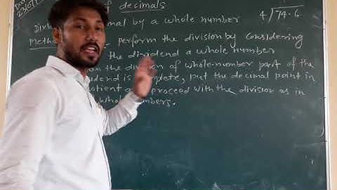 CLASS 7 MATHS CH 3 DECIMALS EX 3D PART 1  BY RANJEET  SIR