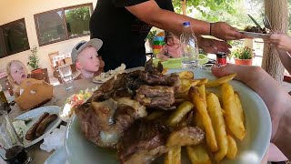 Amazing Greek Food in Remote Village Crete