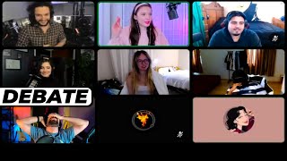 Lav Runs From Destiny Mid Debate Panel