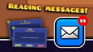 Reading my GD mail!