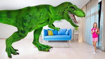 Dinosaur Stories for Kids | Nastya