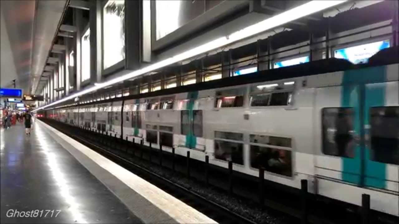 RER Trains Paris // Париж, поезда RER - YouTube