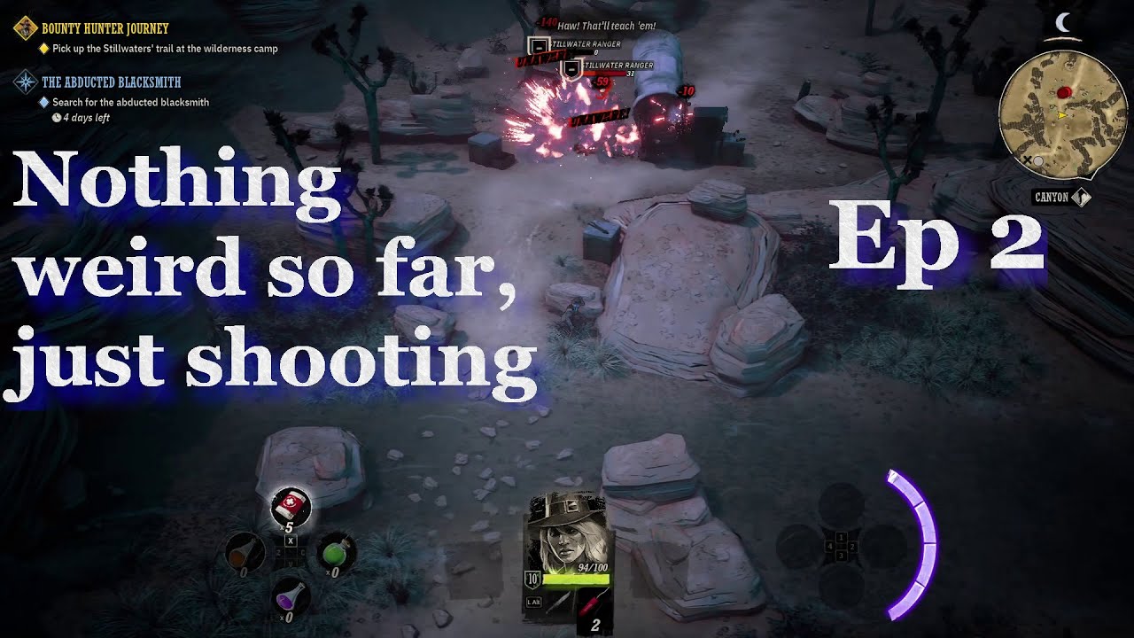 Weird West - Lets Play Part 2 - Very Hard - Grackle Bank - Traveling Merchants - StillWater Camp