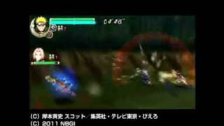 PSP NARUTO 疾風伝 ナルティメットインパクト　タッグミッションプレイ動画