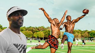 TRASH TALKING YOUTUBER GETS EXPOSED DURING 1ON1'S! (MIKE VICK WAS OUR QB)