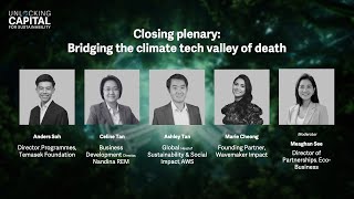Unlocking capital for sustainability 2024 SG | Closing plenary