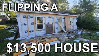 Can I flip a $13,500 house and make money?