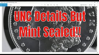 Unbelievable UNC Details 2021 D Morgan Sent Sealed In Mint Box!!