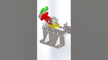 Clamping + Rotation#mechanism #machine# #3dprinting# #solidworks#simulation