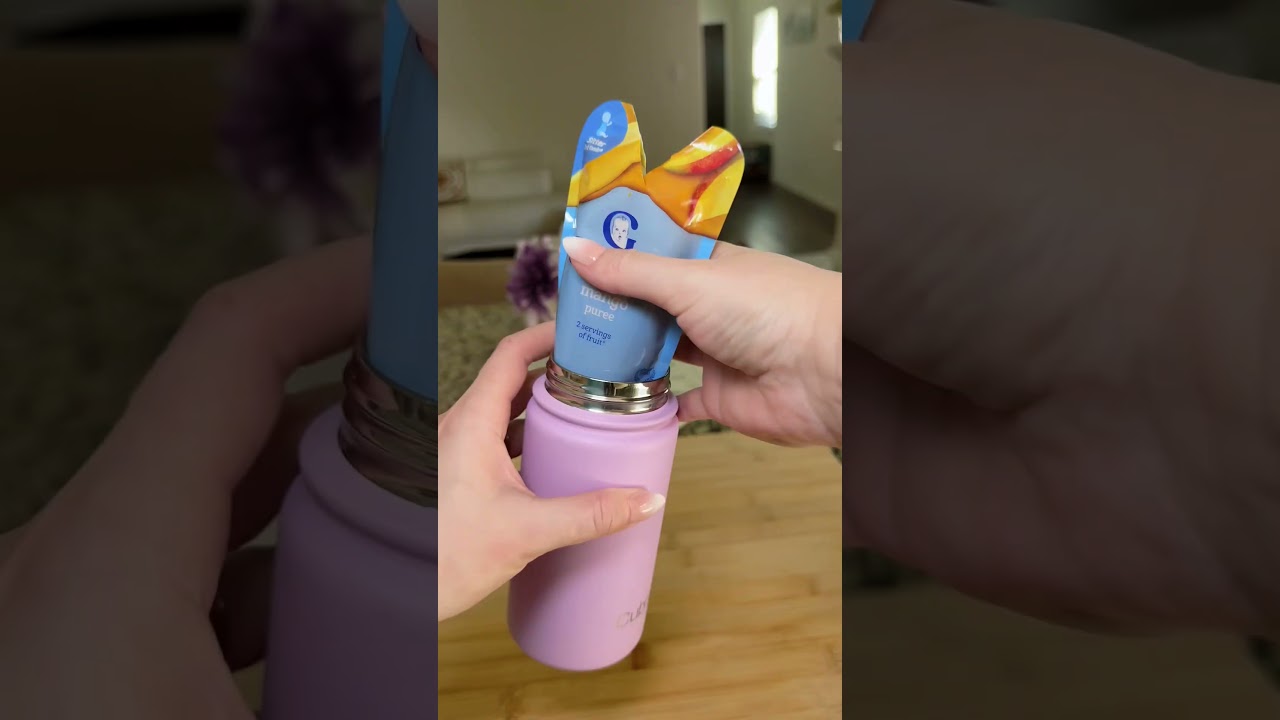 Mom hack to avoid spills. 