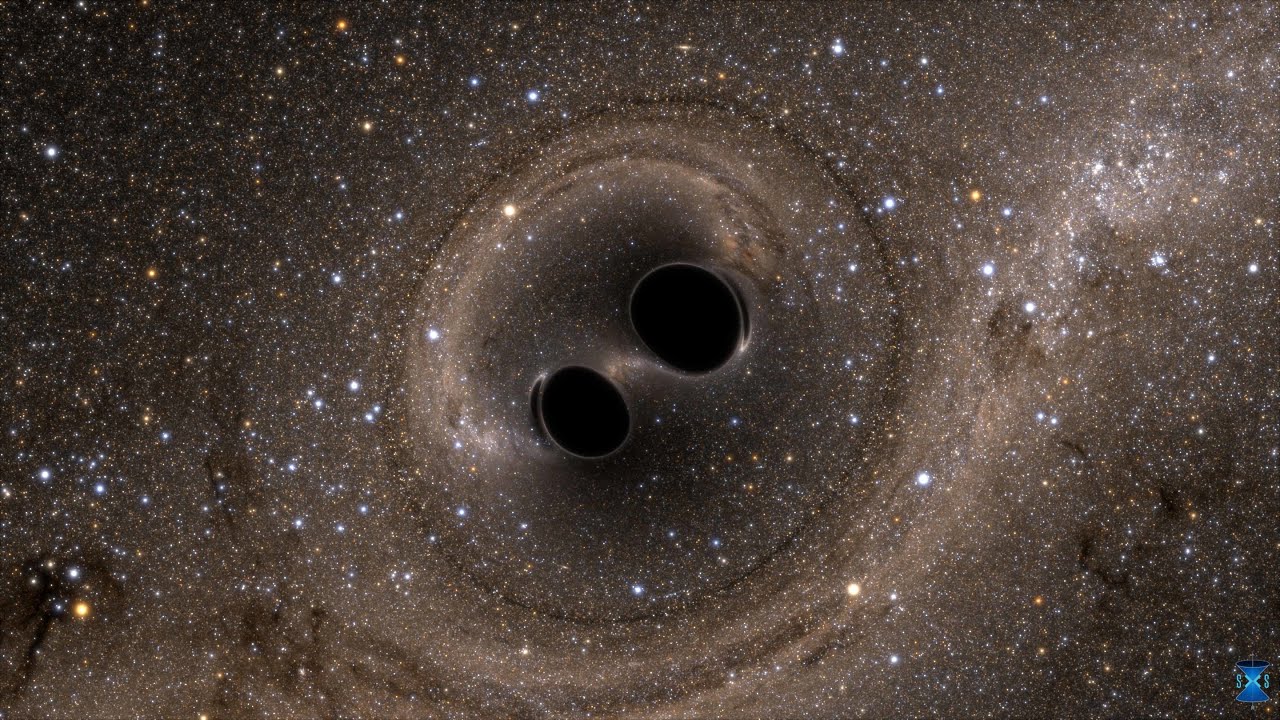 Sound of Two Black Holes Colliding - YouTube