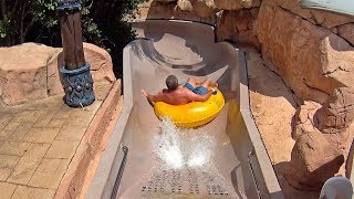 Strange Viper Water Slide at Valley of Waves Sun City