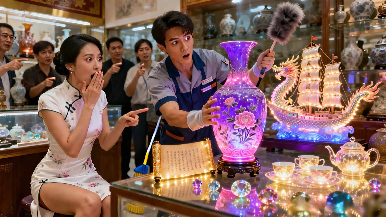 พนักงานทำความสะอาดพลิกชีวิตในชั่วข้ามคืน ด้วยพลังวิเศษมองเห็นวิญญาณของสมบัติล้ำค่า