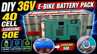DIY 36V E-Bike Battery Pack Build | Powerful Homemade Battery