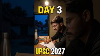 Day 3 of my consistency challenge for UPSC 2027 #upsc #upscvlog #upscpreparation #upscmotivation
