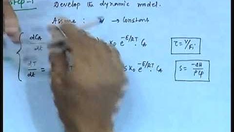 Mod-01 Lec-07 Lecture-07-Dynamic Behavior of Chemical Processes (Contd...1)
