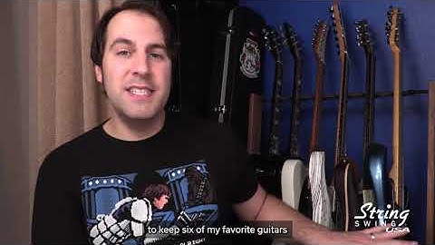 Sean Pierce Johnson reviews his new String Swing guitar rack