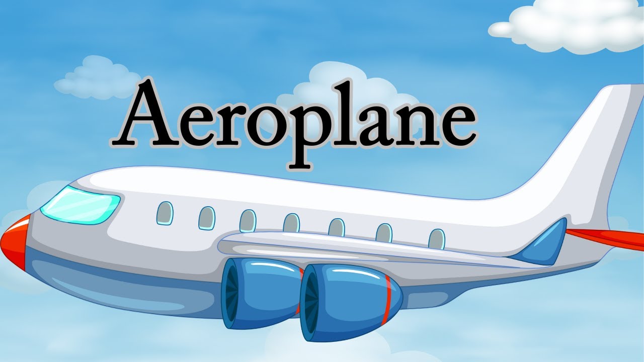 Aeroplane : Exciting Nursery Rhyme for Kids | Animated Rhymes |  Cartoonic94