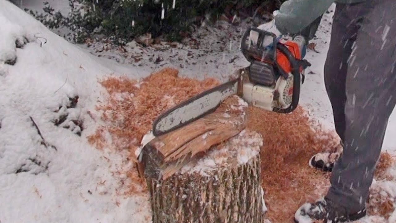The Cut Pile - Using a Chainsaw to Cut Knotty Pieces
