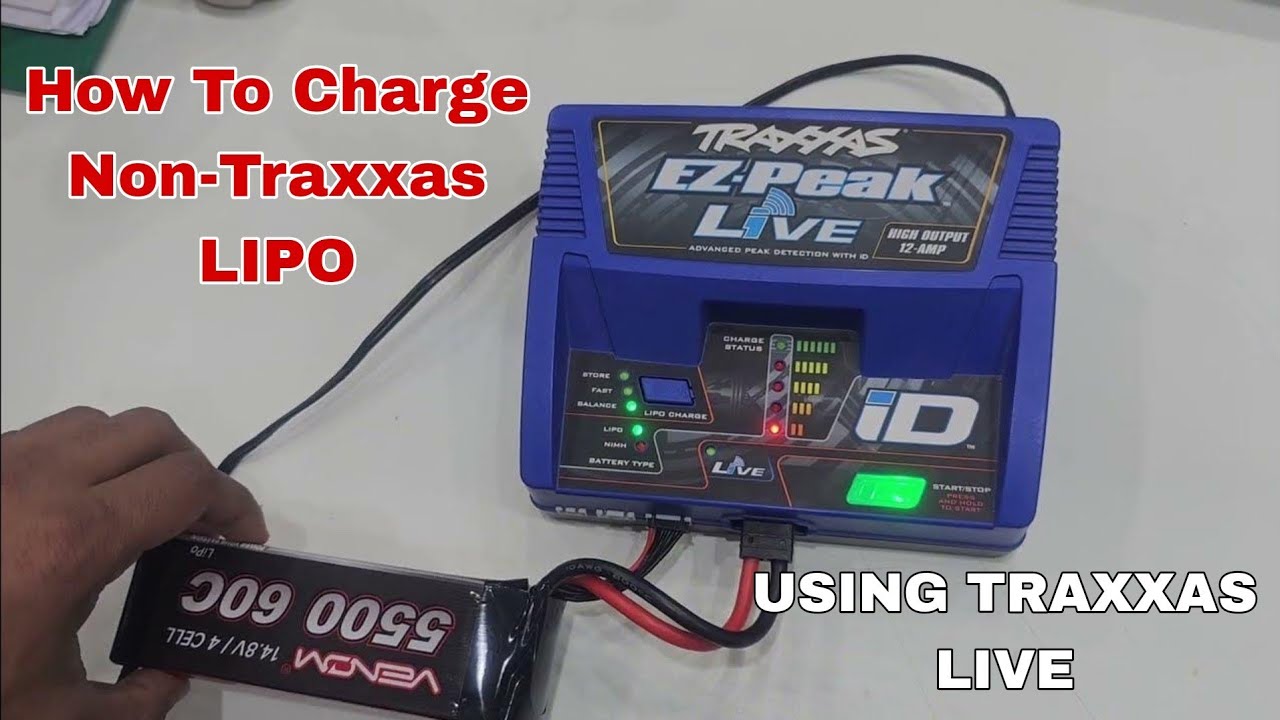Traxxas EZ-Peak Live Dual modelbouw-oplader 26A LiPo, NiMH Minus-Delta-U uitschakeling, accudetector