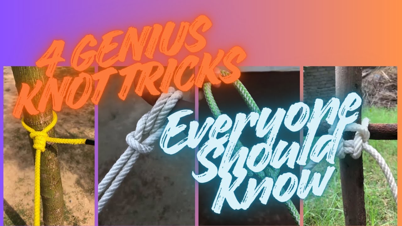 This Knot Works Even on Slippery Rope 