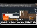 AutoCAD 2015 Tutorial Basico Starter 03 / Hatch Tutorial en HD