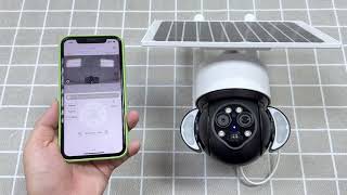 Sectec 12X Zoom Solar Battery Camera Install Connection 568 - 4G Version