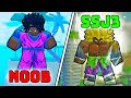 Noob to super saiyan 3 in roblox dragon ball