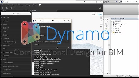 Como crear un nodo Personalizado en Dynamo?