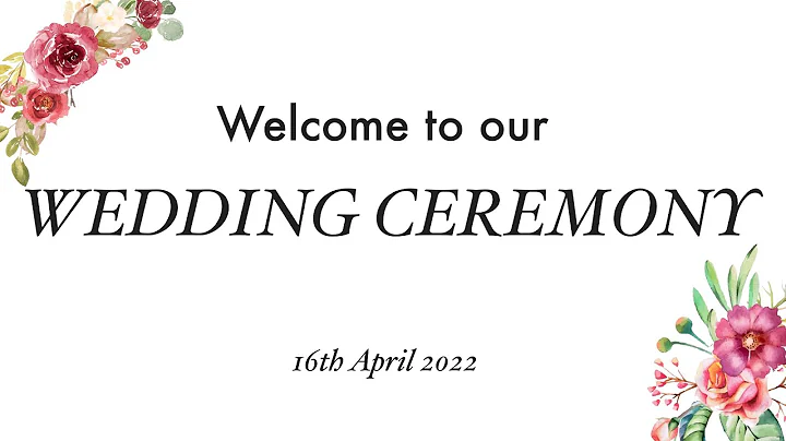 Wedding Ceremony of Karen McCartney and Stuart Gor...