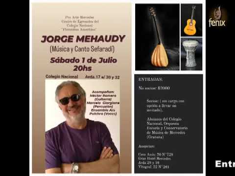 Entrevista exclusiva de Radio Fénix al cantautor Jorge Mehaudy