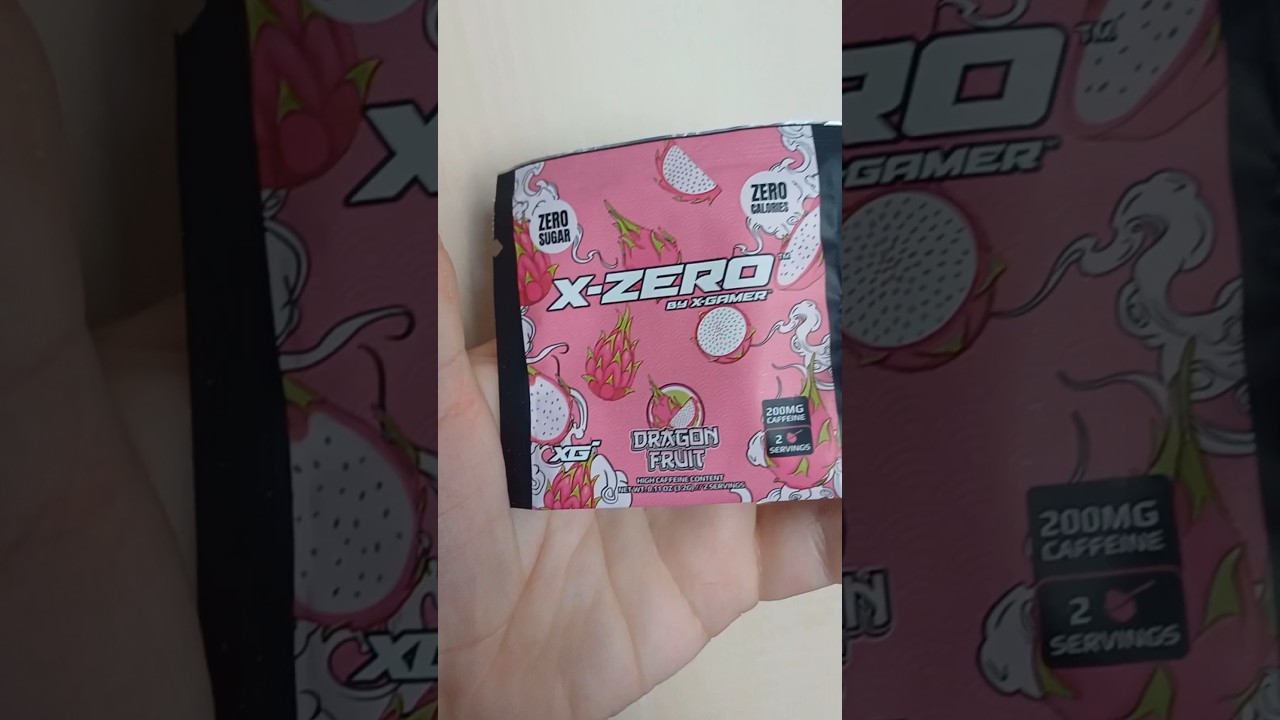 X-Zero by X-Gamer Dragonfruit Energy Drink Review