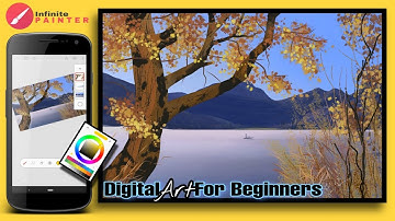 Digital Art For Beginners | Digital Art on Mobile Phone (Android) | Infinite Painter tutorial