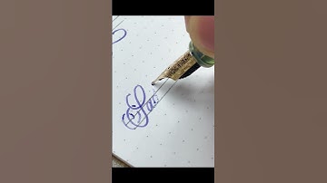 Sadhana - name handwriting with fountain pen #calligraphy #art #signature #cursive #satisfying