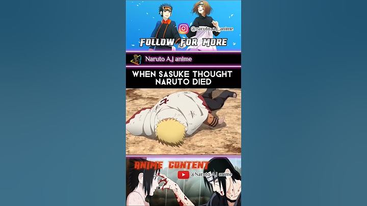 When Sasuke thought Naruto died.#shorts #naruto #sasuke