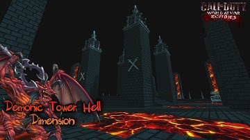 WaW Custom Zombies Demonic Tower Hell Dimension