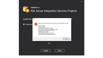 Install SQL Server Data Tool in Visual Studio 2019