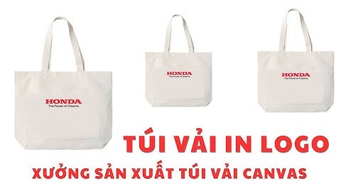 Xưởng sản xuất túi vải canvas, túi vải bố in logo doanh nghiệp theo yêu cầu #quàtặngtoànquốc