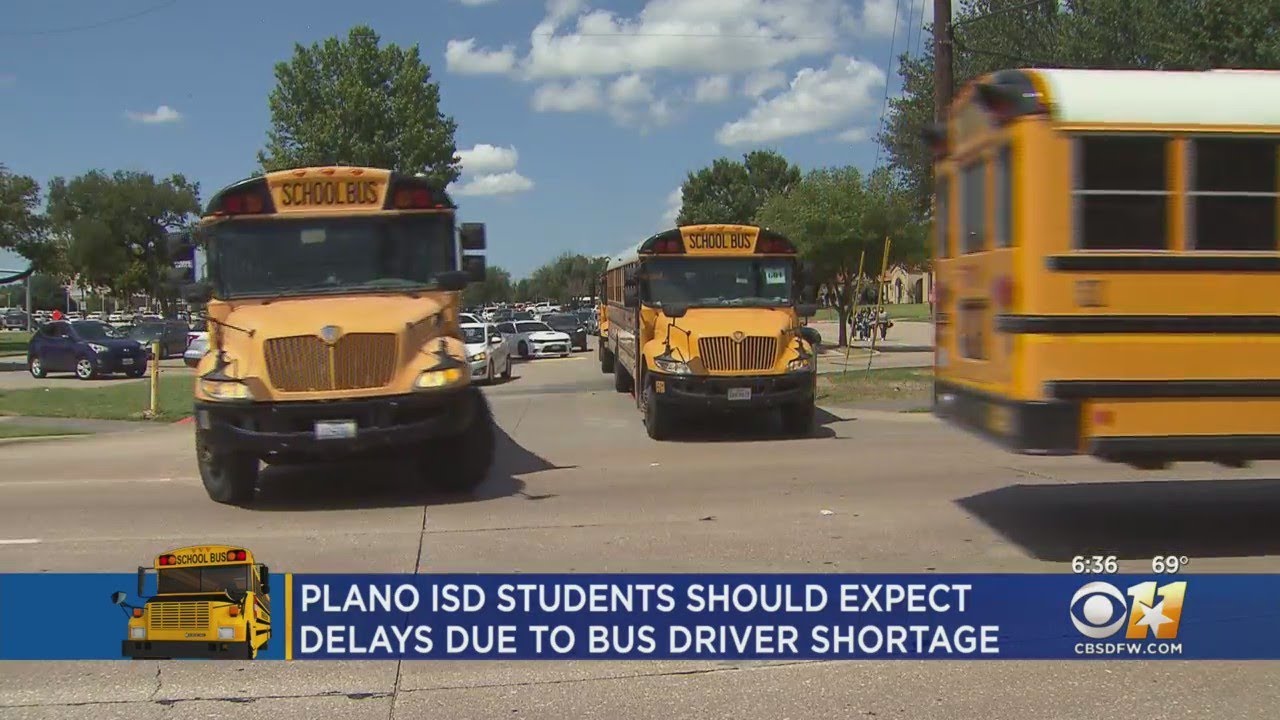 School Bus Driver Shortage Impacting Texas Students - YouTube