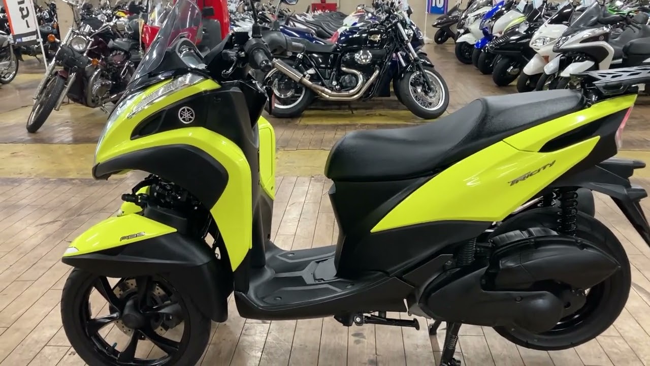 【普通免許仕様もOK】新型トリシティ125 SEK1J 1166km KEYフリー グリップヒーター★TRIX★ 普通免許仕様もOK】新型トリシティ125 SEK1J 1166km KEYフリー