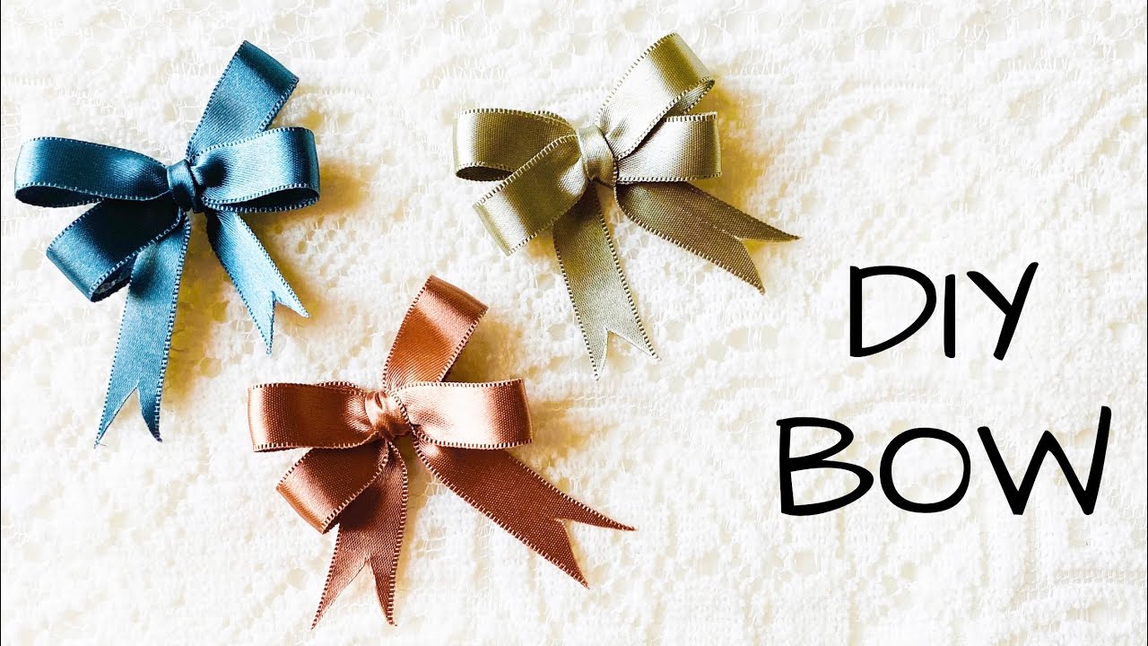 The Sweetest Satin Hair Bow - DIY – Ribbon and Bows Oh My!