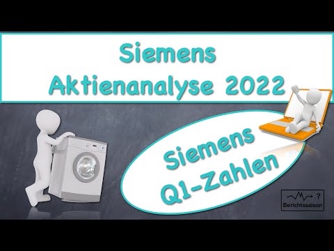 Siemens Aktie 2022/ Siemens Aktienanalyse nach den Quartalszahlen