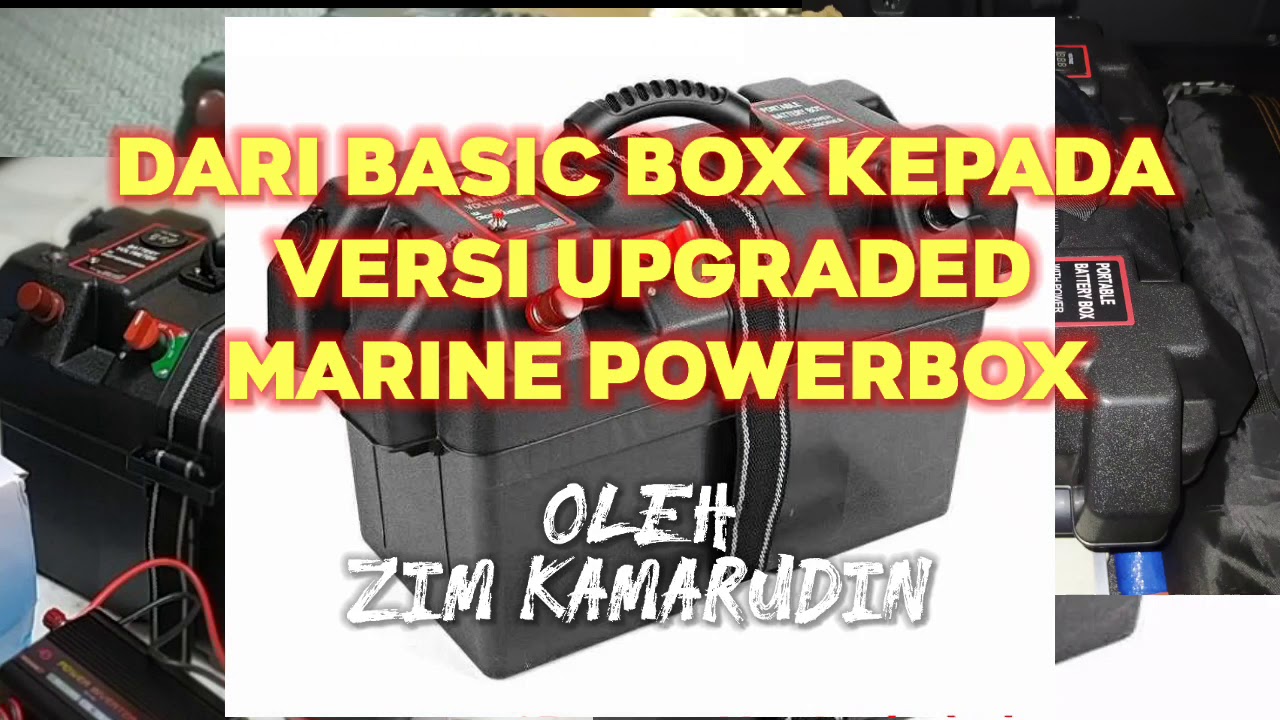 Upgraded version of MINNKOTA MARINE Power Box DIY Malaysia YouTube