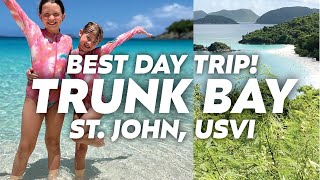 Most Beautiful Beach in the World! Trunk Bay - St. John Excursion from St. Thomas, USVI