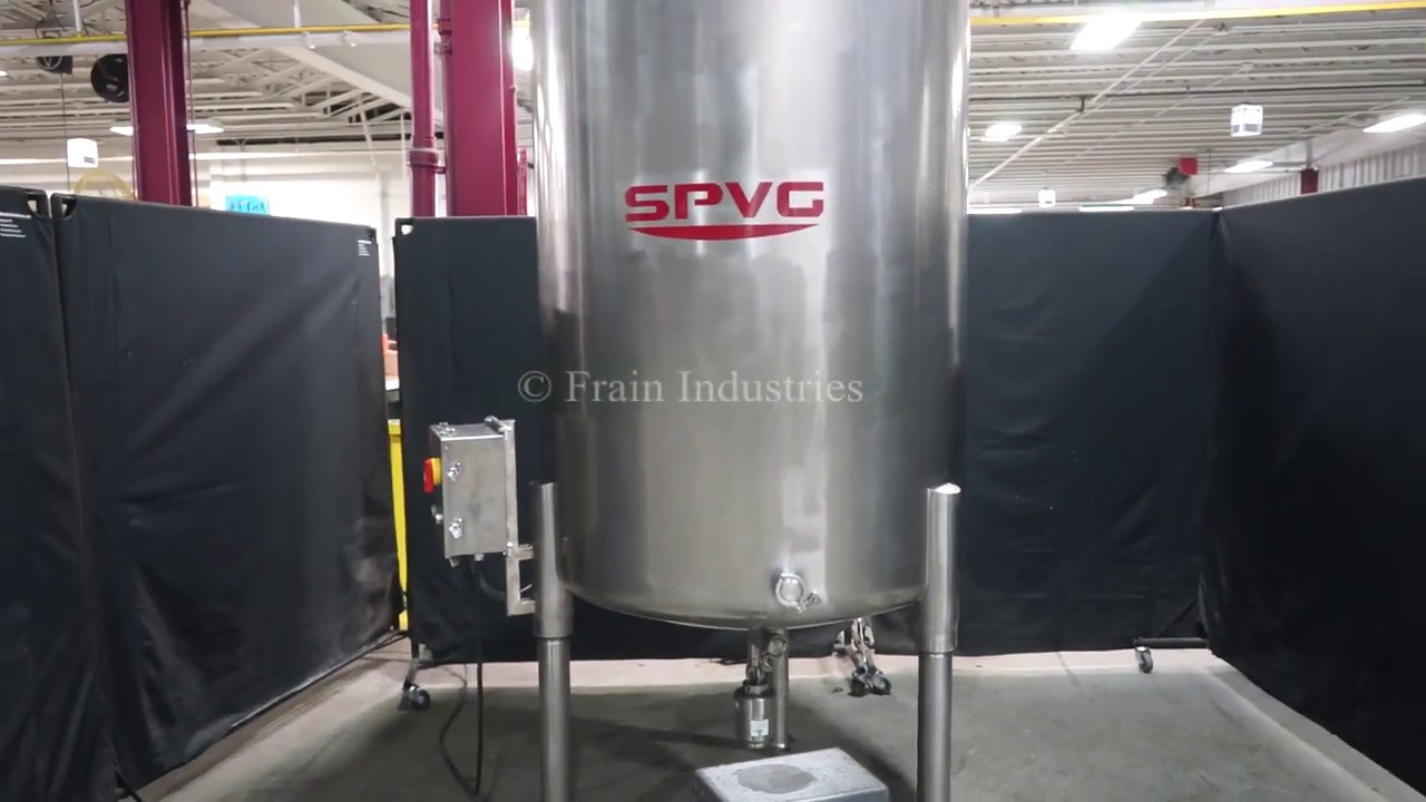 Northland Stainless Steel 528 gallon, stainless steel, single wall, pressure mixing tank