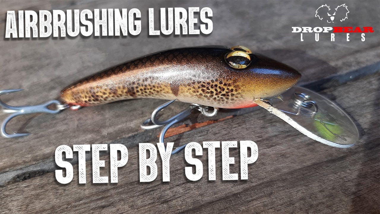 Airbrushing Lures Step by Step YouTube